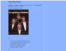 Tablet Screenshot of pogopopmusik.de